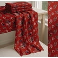 thumbnail image 6 of Soimoi Red Cotton Voile Fabric Pomegranate & Fig Fruits Print Fabric by the Yard 56 Inch Wide, 6 of 7