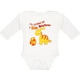 thumbnail image 3 of Inktastic I'm Gonna Be A Big Brother-dino Boys Long Sleeve Baby Bodysuit, 3 of 5