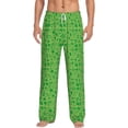 thumbnail image 1 of Gaeub St Patrick's Day Print Mens Pajama Pants,Lounge Pants With Pockets And Drawstring-Medium, 1 of 6