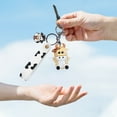 thumbnail image 5 of Cute Cow Pendant Keychain Car Bag Cartoon Animal Charm Accessory for Women Men Kids, 5 of 5
