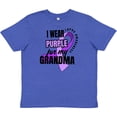 thumbnail image 3 of Inktastic I Wear Purple for My Grandma Lupus Awareness Youth T-Shirt, 3 of 5