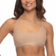 thumbnail image 2 of Felina M Nylon Seamless Adjustable Bra, Black/Nude (2 Pack), 2 of 6
