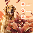 thumbnail image 6 of (5 pack) Pawmate Chicken & Duck Wrapped Beef Cartilage Dog Treats, Natural Soft Rawhide-Free Chews for All Dogs, 11oz, 6 of 12