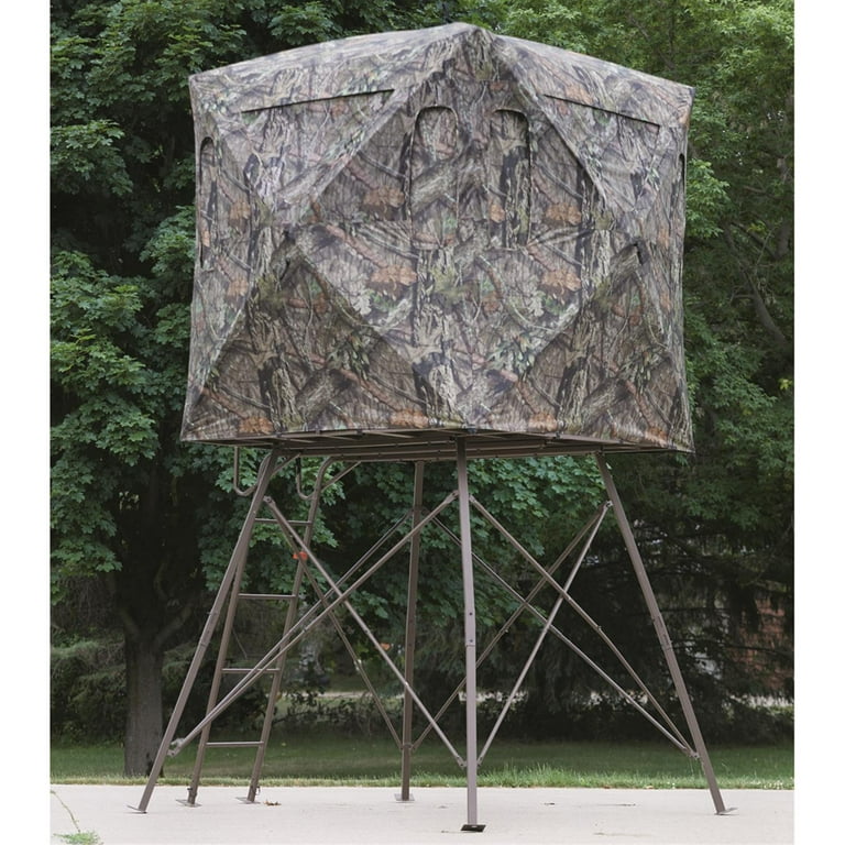 Guide Gear 6' Tripod Hunting Tower Blind, 2-3 Man Stand Elevated, Hunting  Gear Equipment Accessories, 6x 6' 