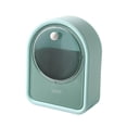 thumbnail image 4 of Dispensador de soporte de almohadillas de algodón para hisopos montado en la pared fácil de limpiar para gabinetes de espejos de cosméticos Verde Macarena Titular de almacenamiento, 4 of 6