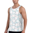 thumbnail image 2 of Easygdp Rabbit And Star Men's Tank Top, Sleeveless Muscle T Shirts, Breathable, Quick-Dry, Loose for Gym, Running, Fitness - XX-Large, 2 of 9