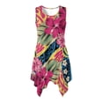 thumbnail image 4 of KUIFORTI Tropical Flowers His and Hers Summer Outfits Couple Matching Outfits Beach Vacation Clothes for Women with Pockets 4-Way Stretch Quick-dry for Romantic Date, 4 of 7