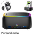thumbnail image 1 of Dual Bay Hard Drive Station With USB3.0 5Gbps For 2.5 3.5 HDD SSD Enclosure Clone Card TF SD Offline Adapter Suitable For Data Storage And Transfer In Home Office Environments, 1 of 8