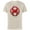 Natural, variant on Marvel Spider-Man: Across the Spider-Verse Miles Symbol Dots - Short Sleeve Cotton T-Shirt for Adults - Customized-Athletic Heather