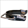 thumbnail image 2 of Hilason Black Satin Bumper Without Rowel Spur With Stainless Steel Buttons, 2 of 2