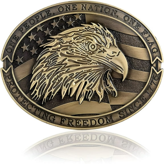 DESIGNICE Belt Buckle Men Western Cowboy, Sturdy, Gifts for Kids/Husband/Teens/Men, For Cowboy Rodeo, Western Party