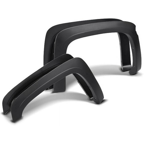 Fender Flare Set 4 - Compatible with 2007 - 2013 Chevy Silverado 1500 2008 2009 2010 2011 2012