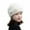 Beige, variant on Winter Hat Russian Faux Rabbit Fur Flower Decor Thickened Luxury Keep Warm Solid Color Autumn Winter Thermal Middle-aged Women Cap for Outdoor-Black