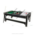 thumbnail image 2 of Triumph 3-in-1 Multigame Air Hockey, Billiards Pool and Table Tennis Table, 2 of 13