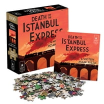 Murder Mystery Party, Classic Mystery Jigsaw Puzzle, Death on The Istanbul Express, 1,000 Piece Jigsaw Puzzle