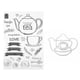 thumbnail image 2 of Tetera transparente diseño único fácil de usar material de molde transparente para decoración DIY, 2 of 8