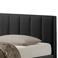 thumbnail image 3 of Templemore Faux Leather Upholstered Queen Storage Bed in Black, 3 of 4