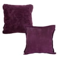 thumbnail image 1 of Set de 2 Cojines Decorativos (1 Cuadrado + 1 Cuadrado Grande) Velvet Morado, 1 of 7