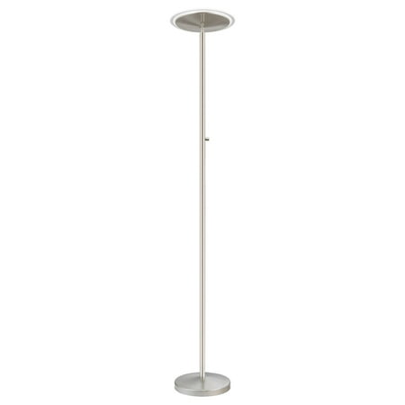 Revel Horizon 70 Modern Dimmable Led Floor Lamp Glass Diffuser Revel Horizon 70 Modern Dimmable Led Floor Lamp Glass Diffuser Brushed Nickel Finish