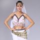 thumbnail image 5 of Sujetador de baile Sunnimix con Cuentas y borlas para danza del vientre blanco, 5 of 8
