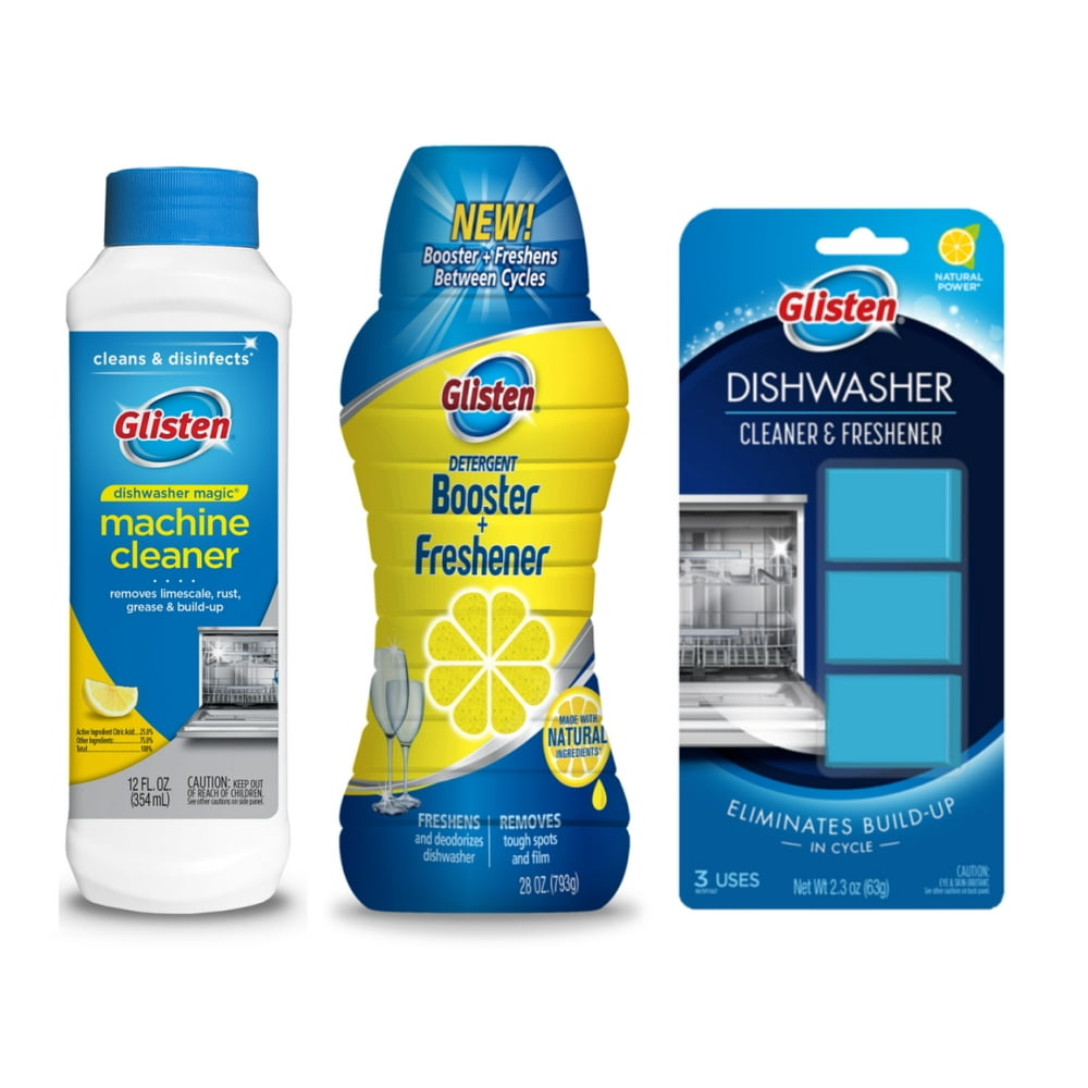 Glisten Dishwasher Magic Machine Cleaner & Disinfectant, Freshener