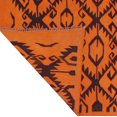thumbnail image 4 of Elan Asbagh Orange/Drk. Brown Rug, 4'10" x 6'9", 4 of 7
