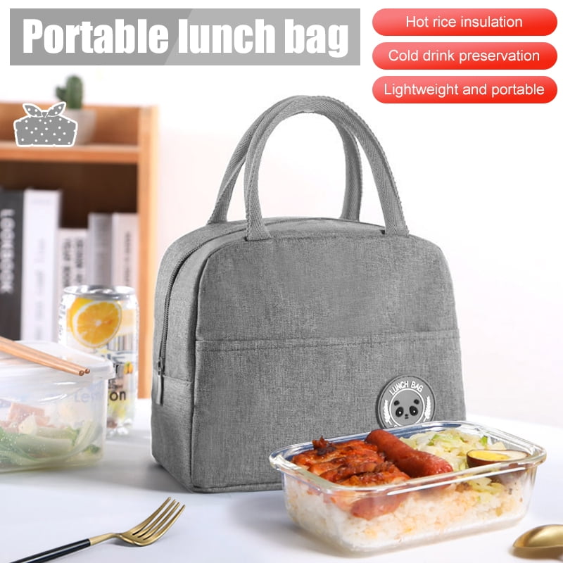 New Reusable Thermal Lunch Bag Tote Bag Insulated Lunch Cooler Bag for Women/Men 