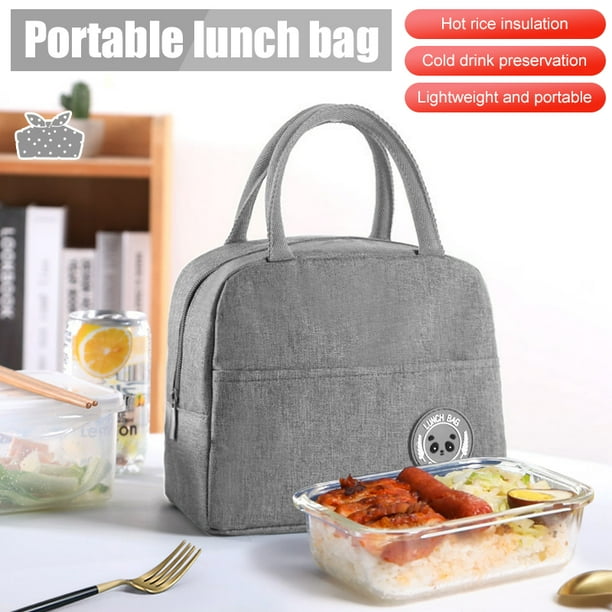 Amerteer Lunch Bag Tote Bag Lunch Bag with Front Pocket for Women Lunch