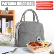 Amerteer Lunch Bag Tote Bag Lunch Bag with Front Pocket for Women Lunch Box Insulated Lunch Container for Women Men Work Picnic