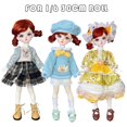 thumbnail image 4 of Vêtements de Poupée 30cm, Ensemble de Tenue de Poupée BJD Multistyles Dessin Animé 1/6, Cadeau Robe Mini Poupée DIY pour C2K8, 4 of 6
