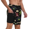 thumbnail image 6 of Rocae Cute Dinosaurs for Men's Swim Trunks Quick Dry With Two Side Pockets and One Lined Patch PocketX-Large, 6 of 9