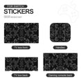 thumbnail image 4 of POBUDS Switch Skin | Sticker Wrap Vinyl Decal | Set Compatible with Nintendo Switch ( Switch Standard, Black Vintage), 4 of 5