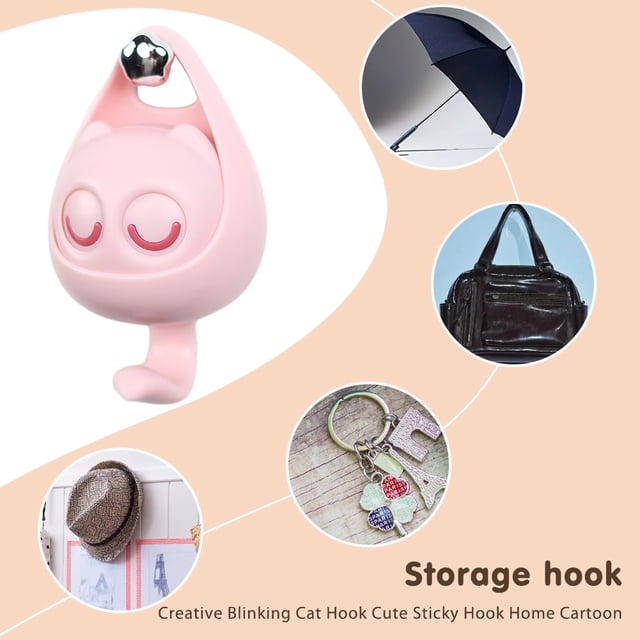 Perchero para gatos Blink, gancho adhesivo fuerte para gatos, sin costuras para el hogar, la cocina y el dormitorio