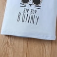 thumbnail image 6 of Toddler Outfits for Boys Baby Boys Easter Clothes Short Sleeve Cute Print T-Shirt and Striped Shorts Set 2 Piece, 6 of 6