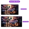 thumbnail image 5 of Spooky Halloween Night Witch Brussels Griffon Glowing Pumpkins Desk Mat Full Keyboard Mouse Pad Griff Dog Lover Large Mousepad - 12015, 5 of 5