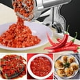 thumbnail image 4 of Fiocias Stainless Steel Manual Meat Grinder Mincer Tool Table Hand Crank Sausage - L, as L, 4 of 9