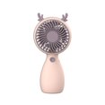 thumbnail image 1 of Handheld Portable Fan Long Endurance Plastic Large Air Volume USB Rechargeable Fan for Home, 1 of 10