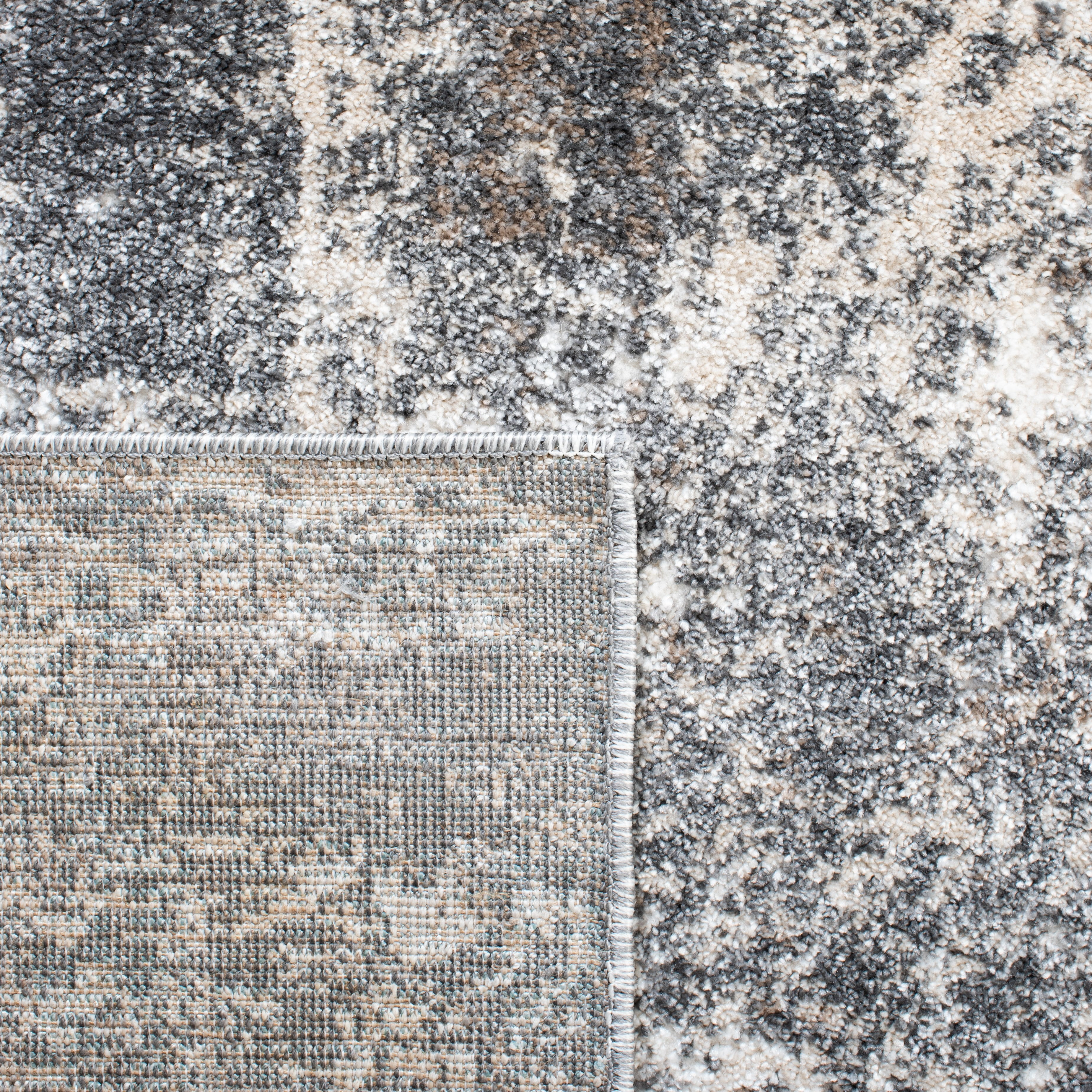 SAFAVIEH Aston Mackenzie Abstract Area Rug, Gray/Ivory, 4' x 6'