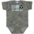 thumbnail image 3 of Inktastic Weightlifting Eat Sleep Lift Sports Boys Baby Bodysuit, 3 of 5
