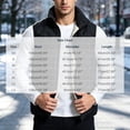 thumbnail image 3 of SEROYE Mens Vest Sherpa Lined Padded Stand Collar Sleeveless Full Zip Embossed Gilet for Fall Winter Layering Outerwear (3XL, Black), 3 of 9