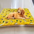 thumbnail image 3 of Dog Bed for Small Medium Large Dogs,Ultra Soft Pet Dog Cat Bed with Cute Print Soft Warm Plush,Anti-Slip Blanket Mat Pad for Pets Sleeping,21.7x15.8inch, 3 of 8