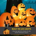 thumbnail image 4 of HOMCOM Giant 9FT Halloween Inflatables Pumpkin Ghost for Yard Garden Lawn, 4 of 10