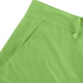 thumbnail image 4 of Teissuly Men's Summer Pocket Cotton Hemp Beach Breathable Sports Shorts Pants, 4 of 6