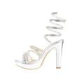 thumbnail image 3 of SANDALIA DE VESTIR TACON LEON MUJER PLATA SINTETICO 343439, 3 of 4