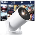 thumbnail image 1 of Mini proyector ClokoWe 1080P WiFi Bluetooth inteligente, 1 of 7