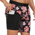 thumbnail image 6 of Mowujeit Swim Trunks for Men Quick Dry Shorts Stretch Bathing Suit with Pockets, Size XXL, 6 of 8