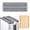E, variant on 1 Pack Toaster Cover 1 Slice Silicone Toaster Lid Bread Machine Cover Bread Maker Accessories (Blue,6.2")