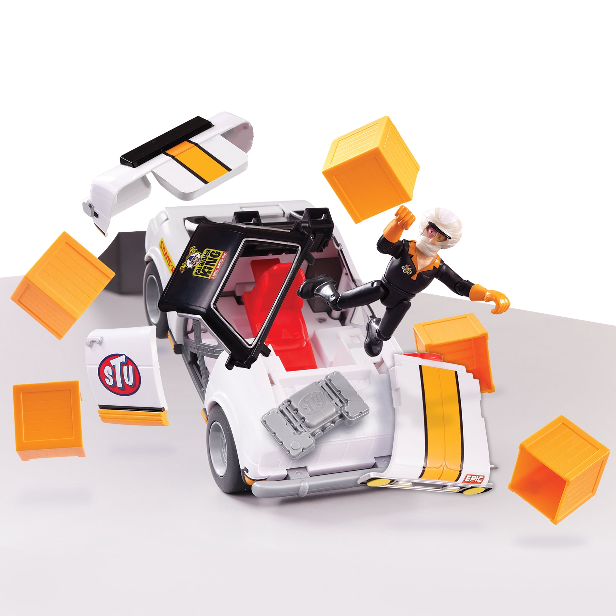 Stuntman Stu - Race Ace Stunt Car Play Vehicle by Playmates Toys