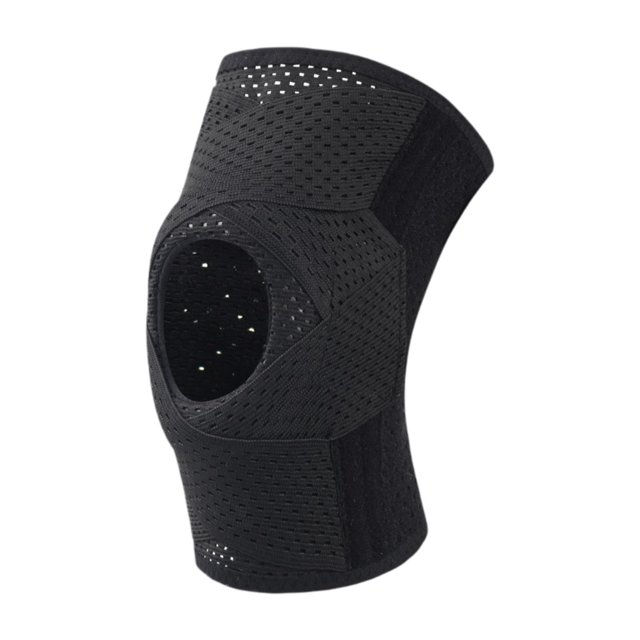 Rodilleras para hombre y mujer, equipo versátil, soporte para rodillas, protector de rodillas para ciclismo, fútbol, entrenamiento, baloncesto y Negro