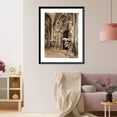 thumbnail image 3 of Historic Framed Print, Traû vestibule of the cathedral Dalmatia Austro-Hungary, 17-7/8" x 21-7/8", 3 of 9